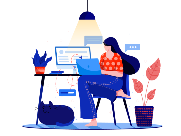 Electronics Design - Circuit board illustration